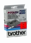 Brother TX-431 zwart op rood breedte 12 mm