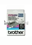 Brother TX-335 wit op zwart breedte 12 mm