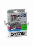 Brother TX-751 zwart op groen breedte 24 mm