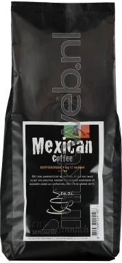 Senzi Mexican Koffie high-res transparant Front box