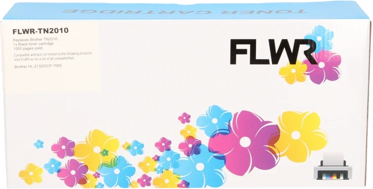 FLWR Brother TN-2010 zwart