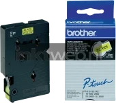 Brother TC-601 zwart op geel breedte 12 mm