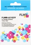 FLWR Brother LC-123 geel (Huismerk (compatible))