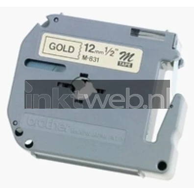 Brother HGE-261V5 zwart op wit breedte 36 mm