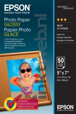 Epson S042545 fotopapier Glans | 13x18 | 200 gr/m² 1 stuks