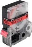 Epson LC-5RBP9 zwart op rood breedte 18 mm