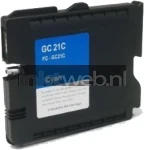 Huismerk Ricoh GC-21C cyaan (Huismerk (compatible))