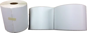 Zebra verzendetiketten wit Front box
