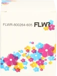 FLWR Zebra verzendetiketten 102x150 wit Front box