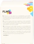 FLWR Zebra verzendetiketten 102x150 wit Back box