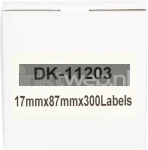 Huismerk Brother DK-11203 wit Front box