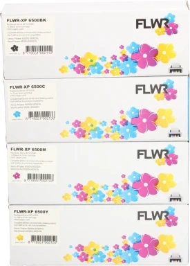 FLWR Xerox Phaser 6500 / WorkCentre 6505 zwart en kleur Front box