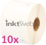 FLWR Dymo 11354 10-Pack 32 mm x 57 mm  wit