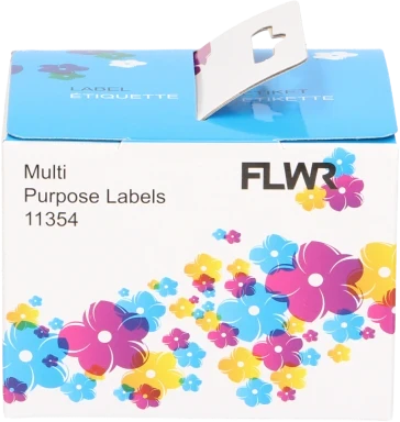 FLWR Dymo 11354 Multi functionele labels 57 mm x 32 mm  wit