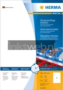 8335 210x297MM verpakking Front box