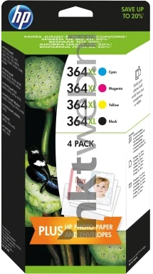 HP 364XL Multipack zwart en kleur
