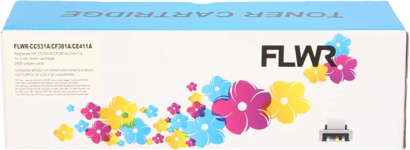 FLWR HP 305A cyaan (Huismerk (compatible))