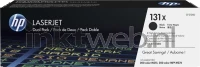 HP 131X 2-pack (Opruiming 2 x 1-pack los) zwart
