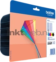 Brother LC-223 Multipack (Opruiming 4 x 1-pack outlet) zwart en kleur