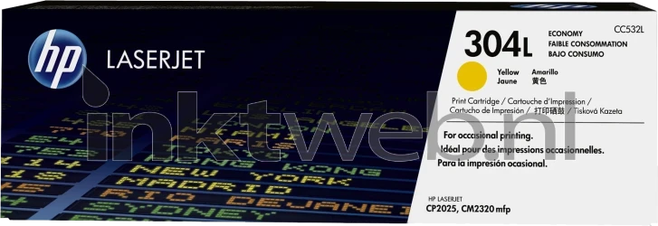 HP 304L geel Front box