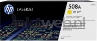 HP 508A (Sticker resten) geel