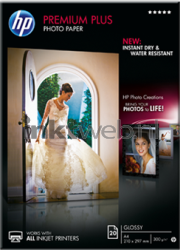 HP  Premium Plus fotopapier Glans | A4 | 300 gr/m² 1 stuks Front box