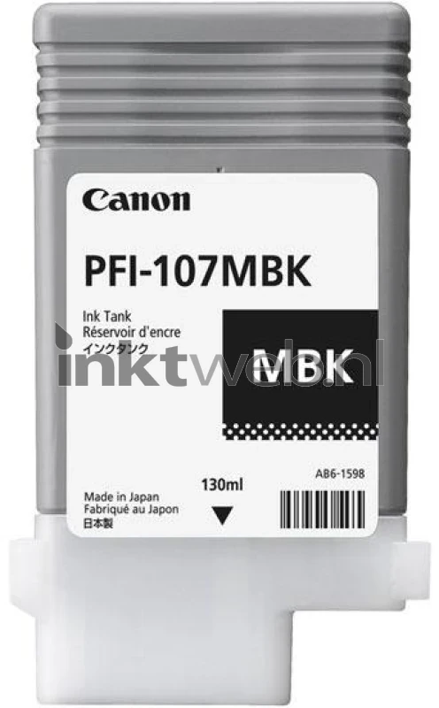 Canon PFI-107 mat zwart