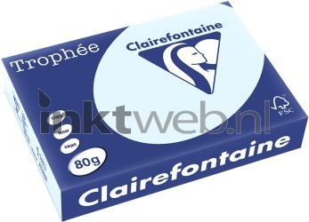 Clairefontaine A4 papier gekleurd Azuur Front box