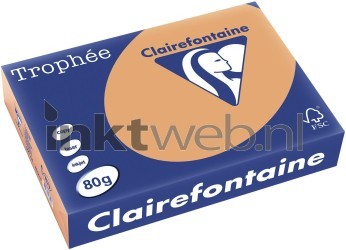 Clairefontaine A4 papier gekleurd Mokkabruin Front box