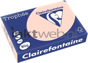 Clairefontaine A4 papier gekleurd Zalm Front box