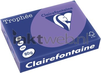 Clairefontaine A4 papier gekleurd Violet Front box