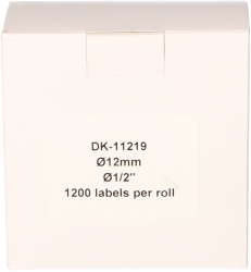 FLWR Brother  DK-11219 12 mm x 12 mm  wit Front box