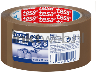 Tesa PP verpakkingsplakband 50mm x 66m bruin Product only