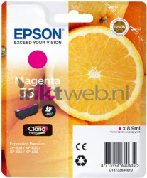 Epson 33XL magenta Front box