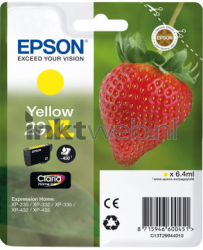 Epson 29XL geel Front box