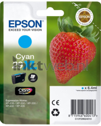 Epson 29XL cyaan Front box
