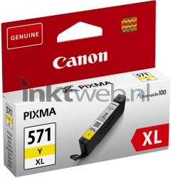Canon CLI-571XL geel Front box