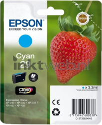 Epson 29 cyaan Front box