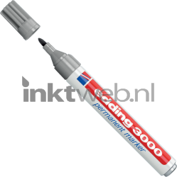 Edding 3000 Permanentmarker rond 1.5-3mm grijs Product only