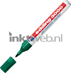 Edding 3000 Permanentmarker rond 1.5-3mm groen Product only