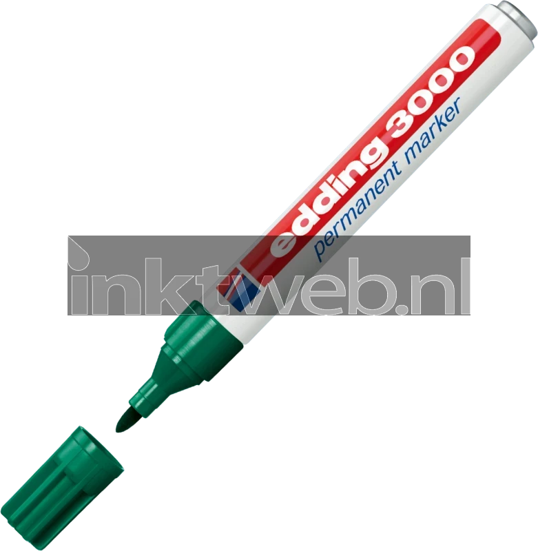 Edding 3000 Permanentmarker rond 1.5-3mm groen