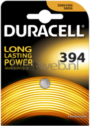 Duracell D394 Combined box and product