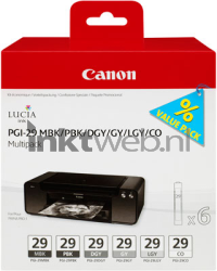Canon PGI-29 Multipack zwart en kleur