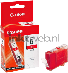 Canon BCI-6R rood Combined box and product
