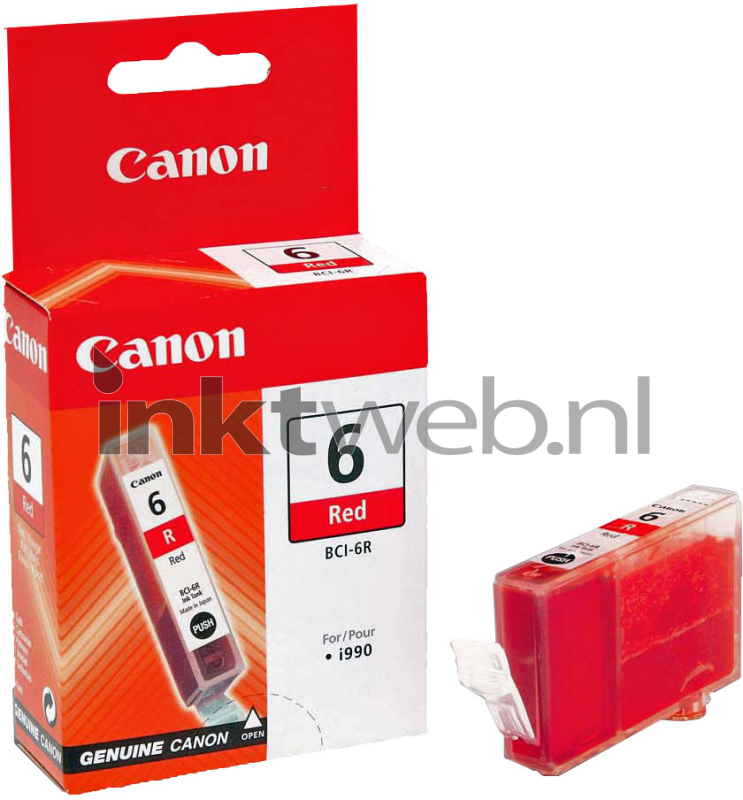 Canon BCI-6R rood