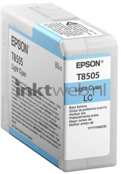 Epson T8505 licht cyaan Front box
