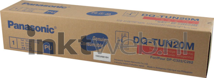 Panasonic DQ-TUN20M magenta Front box