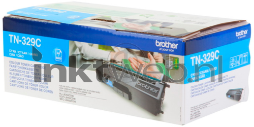 Brother TN-329C cyaan Front box