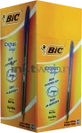 BIC balpen Cristal breed 50-pack blauw