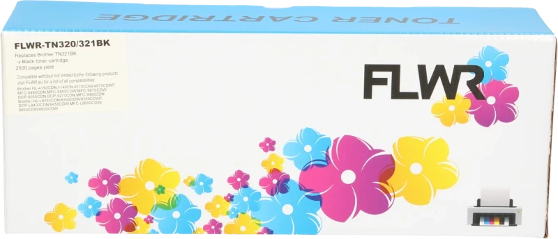 FLWR Brother TN-321 zwart (Huismerk (compatible))